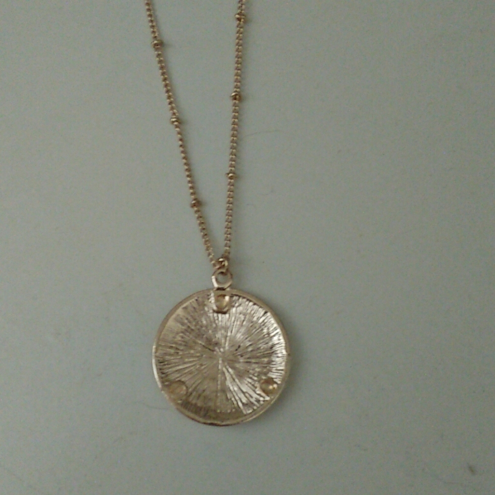 Gold Circle Necklace